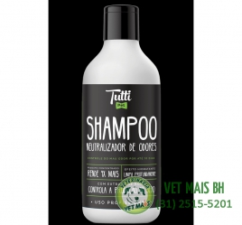 Shampoo Tutti Pet - Neutralizador de Odores 500ml