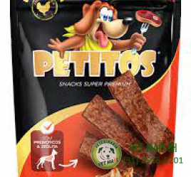 Bifinho Petitos Sabor Frango para Cães 60 gramas