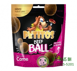 Bifinho Petitos Beef Ball Sabor Carne 60 gramas