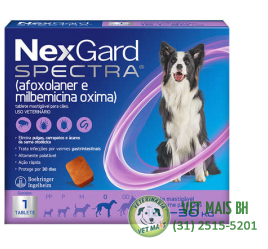 NexGard Spectra para Cães de 15,1 a 30 Kg