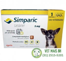 SIMPARIC 1,3 A 2,5 KG 3 COMPRIMIDOS 