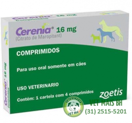 Cerenia Zoetis 16mg 4 Comprimidos
