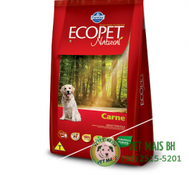 ECOPET NATURAL CARNE ADULTO RAÇAS MÉDIAS E GRANDES 15 Kg