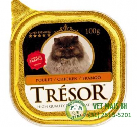 ALIMENTO ÚMIDO TRÉSOR FRANGO PARA GATOS - 100g