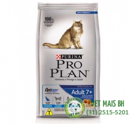 RAÇÃO PRO PLAN GATOS ADULTOS 7+ 7,5kg